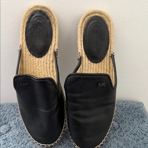 Michael Kors Black Leather Mules - Picture 5 of 9